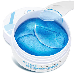 Meilen Collagen Eye Mask (30 Pairs) + 30 Collagen Anti Wrinkle Forehead Masks